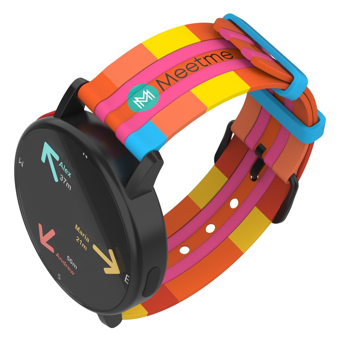Child wristband with custom-branded strap